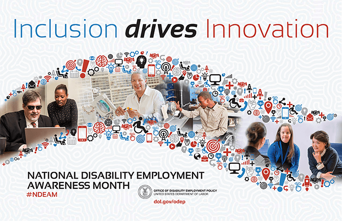 NDEAM Poster National Disability Employment Awareness Month Poster