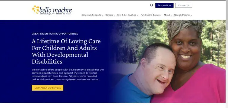 Screenshot of new Bello Machre home page